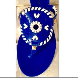 BAMBOO Electric Blue  Tribal Flip Flop